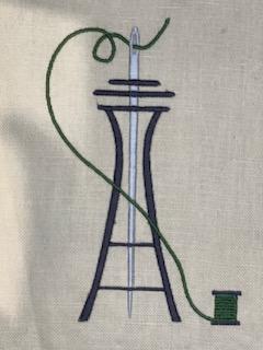 Seattle ASG's logo - embroidered